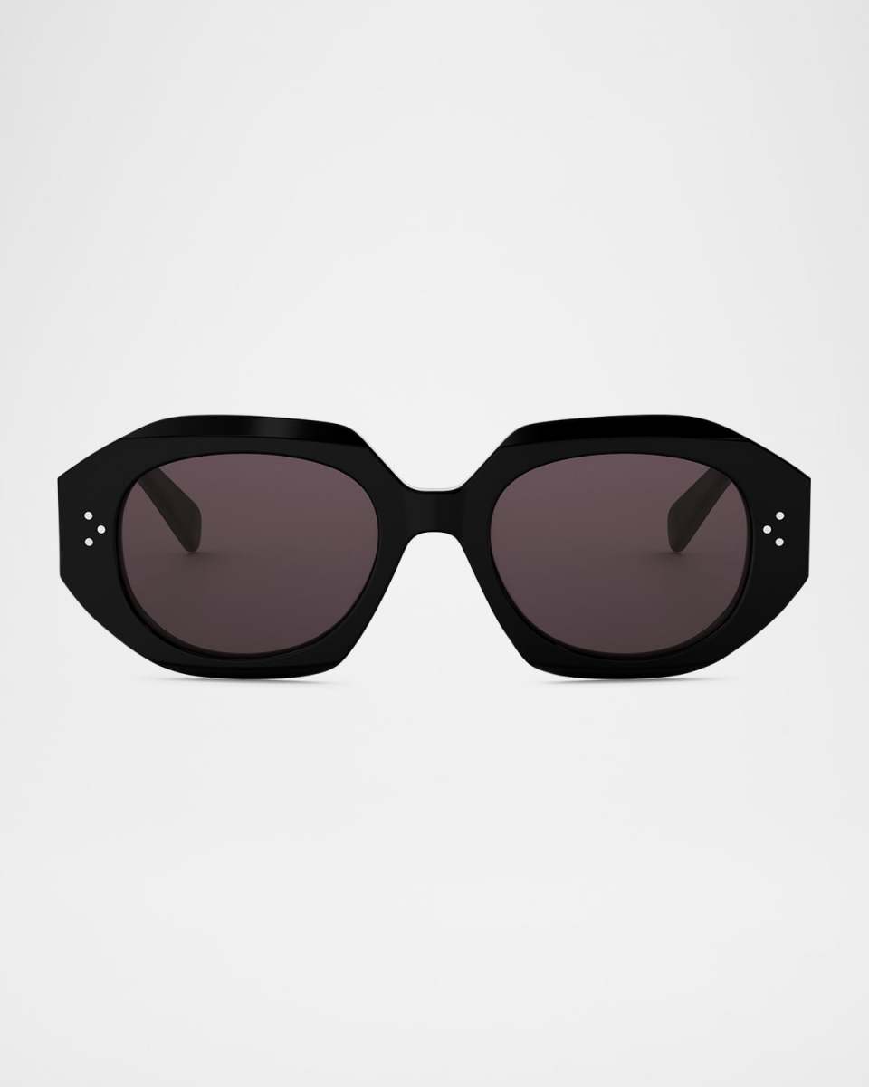 3 Dot Geometric Square Sunglasses